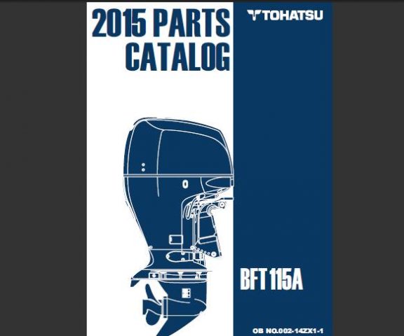 Tohatsu Bft A Outboards Parts Catalog Manual Service Repair