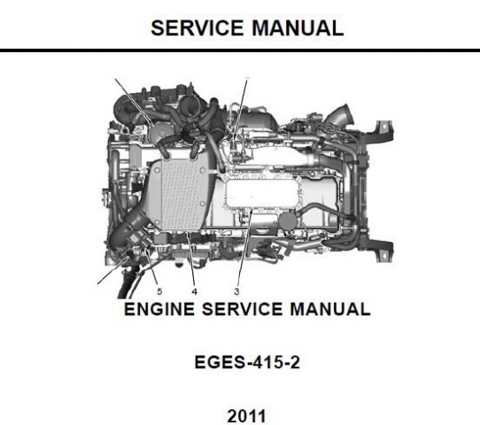 2011 Navistar Maxxforce 11 And 13 Engine Eges 415 2 Service Repair Manual Service Repair 7818